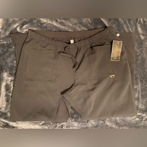 Careisma black scrub pants 2x petite new with tags